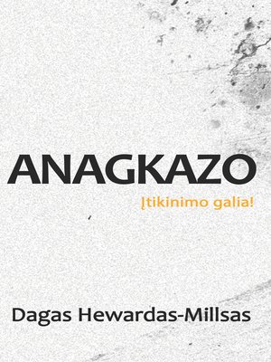 cover image of Anagkazo (Antrasis leidimas)